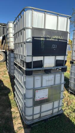 Lot of 2 1000L Totes