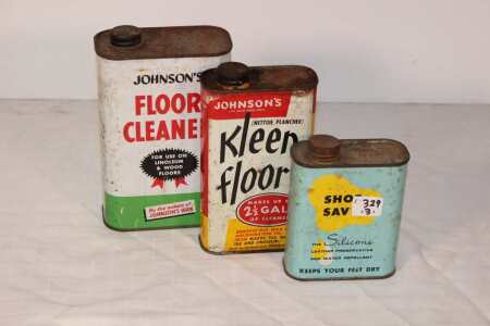 3 Vintage Tins