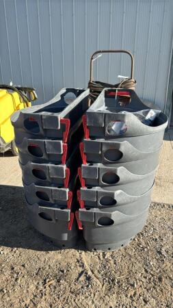 (10) POLY FEEDERS & (10) SETS OF CALF TEATS