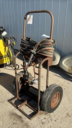 CUTTING TORCH SETUP & TORCH CART