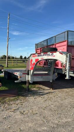 2022 N&N 24FT GOOSENECK TANDEM DECKOVER TRAILER