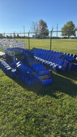 APPROX 250 BUCKETS ON BELT