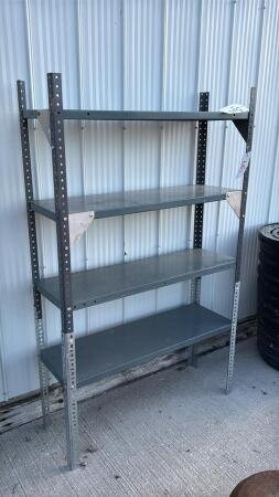 METAL FOUR SHELF UNIT