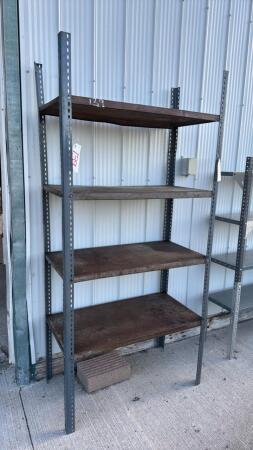 FOUR SHELF STEEL SHOP STAND