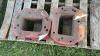 (2) CASE 1660 COMBINE FRONT AXLE SPACERS - 3