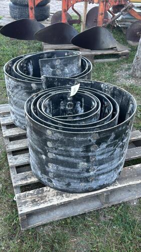 (2) 17IN WIDE BELTS FOR BUCKET ELEVATOR