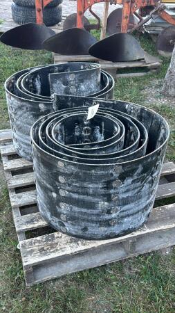 (2) 17IN WIDE BELTS FOR BUCKET ELEVATOR