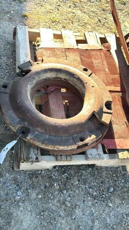 PAIR OF REAR WHEEL WEIGHTS (11IN INSIDE CENTRE)
