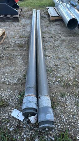 (2) 10FT ROOF MOUNT STORAGE TUBES