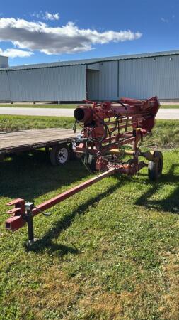 NUHN 8FT X 8IN PTO MANURE PUMP ON TRANSPORT