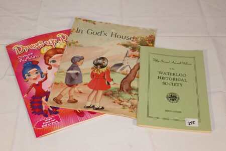 Dress up Doll Book, Waterloo Historical Society