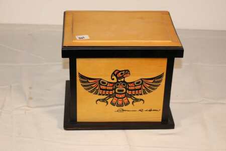 Clarence Wells Haida Box, 7 X 9 X 8" Tall