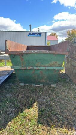 STEEL 12 YARD LUGGER BIN