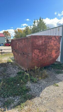 STEEL 12 YARD LUGGER BIN