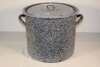 Large Blue Granite Pot, 17" Diameter X 15" Tall