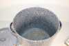 Large Blue Granite Pot, 17" Diameter X 15" Tall - 4