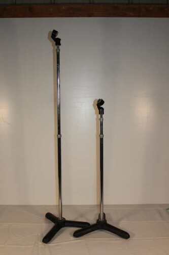 2 Adjustable Microphone Stands,