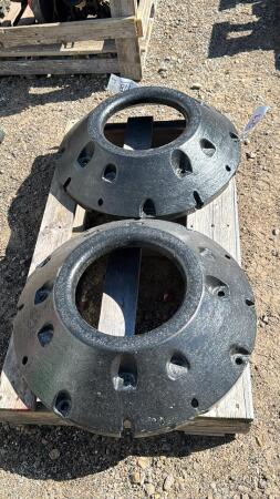 (2) COCKSHUTT REAR WHEEL WEIGHTS