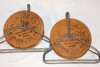 2 New Idea Wooden Clothes Line Pulleys - 2