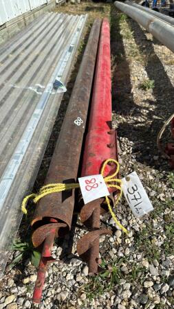 (2) 4IN X 10FT AUGER EXTENSIONS