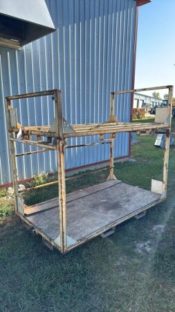 STACKING 2 PIECE ROLLING PALLET CART