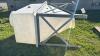 POLY FEED BIN ON GALVANIZED STAND - 5