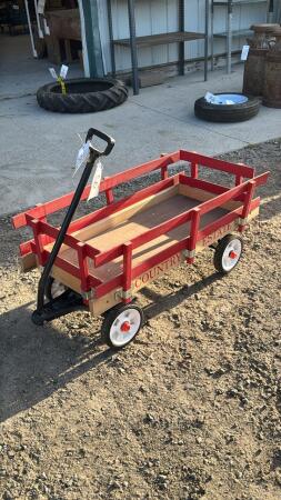 WOODEN CHILDS WAGON