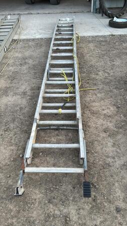 HEAVY DUTY 28FT ALUMINUM EXTENSION LADDER