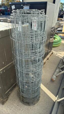 SMALL ROLL OF 48IN HIGH WOVEN FENCE WIRE