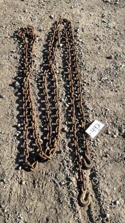 25FT CHAIN W/2 GRAB HOOKS