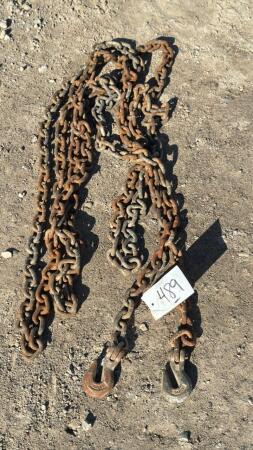 24FT CHAIN W/2 GRAB HOOKS