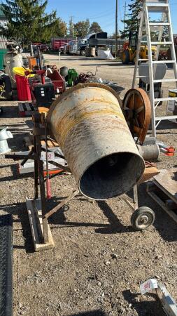 CEMENT MIXER W/ELECTRIC MOTOR