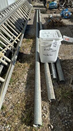 40FT OF CANNON BALL DOOR TRACK W/HARDWARE