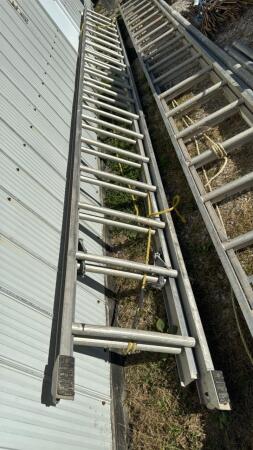 34FT LONG ALUMINUM HEAVY DUTY EXTENSION LADDER