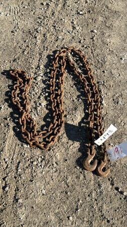 13FT CHAIN W/2 GRAB HOOKS