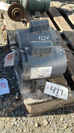(2) 3/4HP CENTURY MOTORS