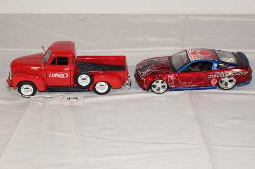 Spiderman Race Car & Lennox Truck, 1/25 Scale