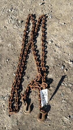 15FT CHAIN W/2 GRAB HOOKS