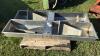 (2) STAINLESS 6FT WALL MOUNT WATER TROUGHS - 2