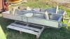 (2) STAINLESS 6FT WALL MOUNT WATER TROUGHS - 4