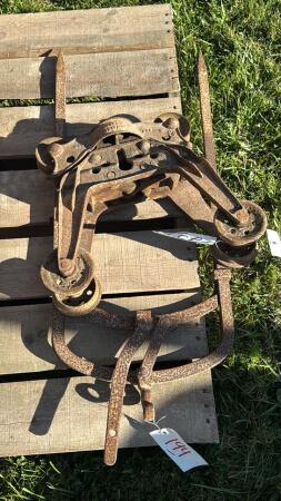 VINTAGE HAY CAR & FORK