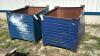 (2) 2 TON METAL STACKING BINS - 2