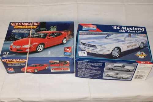 Mustang and Pontiac Model Car Kits, As Found