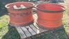 PAIR OF 10 BOLT 16IN COMBINE RIMS - 2