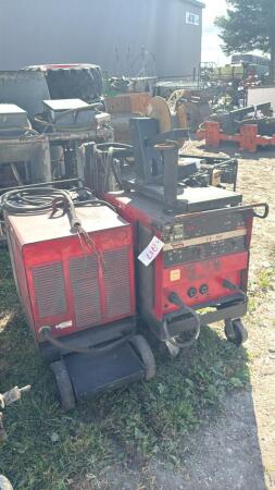 (2) LINCOLN CV-300 ELECTRIC WELDERS