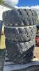 (4) DUNLOP 365/70R18 TIRES ON 8 BOLT RIMS