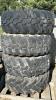 (4) DUNLOP 365/70R18 TIRES ON 8 BOLT RIMS - 3