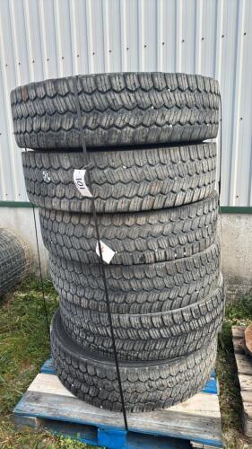 (6) MICHELIN LR 22.5 TIRES
