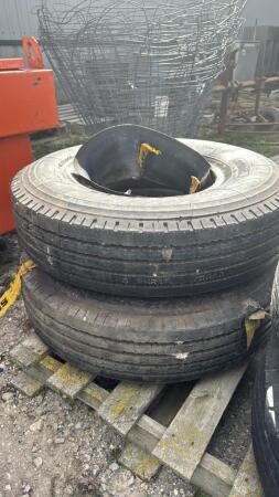 PAIR OF AEOLUS 8.25R15 TIRES