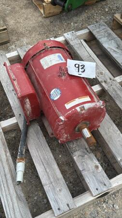 LEESON 10HP ELECTRIC MOTOR